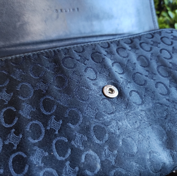 Celine Triomphe Vintage cloth Wallet on unbranded chain - Picture 9 of 13